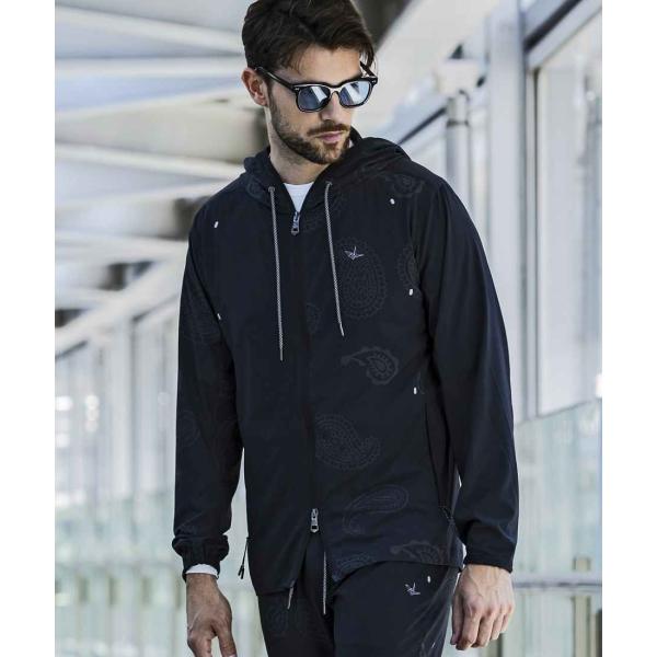 1PIU1UGUALE3 RELAX クレイジーカモランニングフーディー