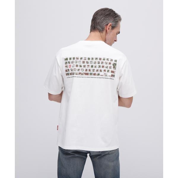 《WEB限定》CAMO KEYBOARD T-SHIRT ”AVIREX” ／ カモ キーボード 半