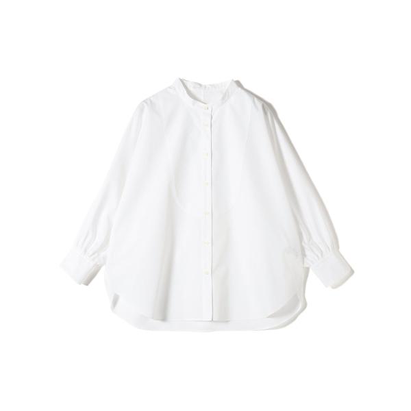 SHIPS Primary Navy Label:スーピマコットン ドルマン ビッグ シャツ