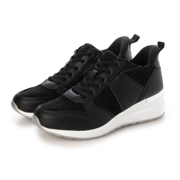 【EVOL】【スタイルアップ・柔らかい】ラメスニーカー IY5744