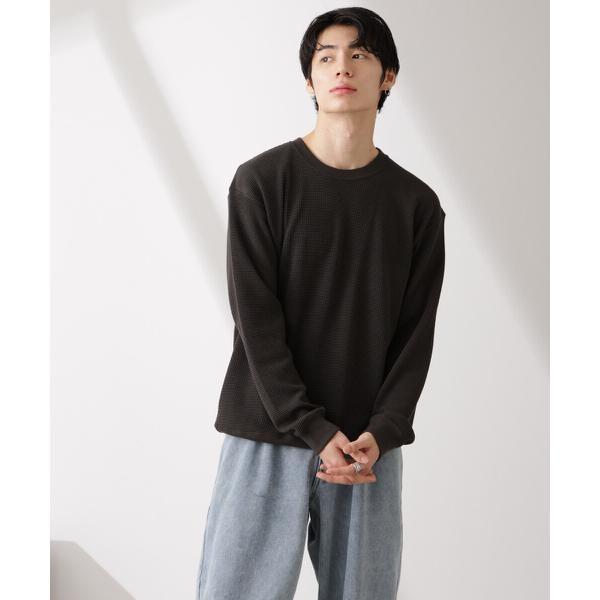 テックワッフルクルーネックTシャツ