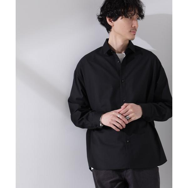 ビッグドレープシャツ 長袖