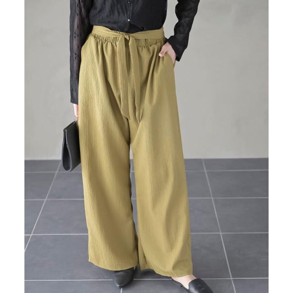 ウィンクルワイドイージーパンツ