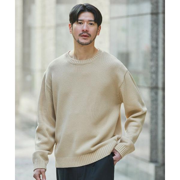 アクリル5Gウォッシャブル長袖ニット