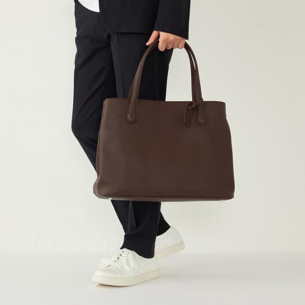 SHIPS Colors:スプリット レザー トート バッグ◇