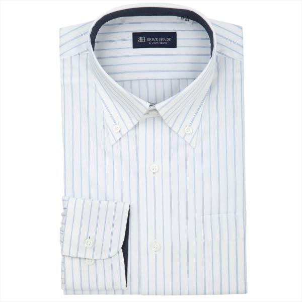 ボタンダウン 長袖 形態安定 ワイシャツ