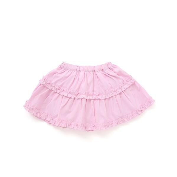 シャンブレーフリルブルマドッキングスカート(80~90cm)