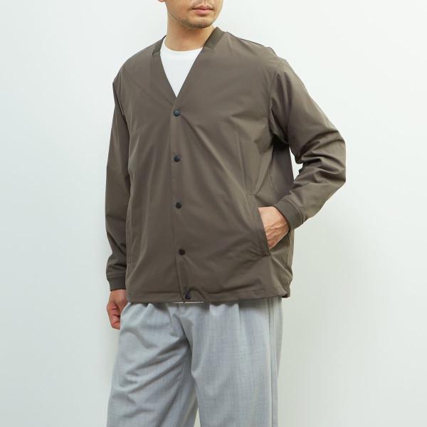 【MASTER FRAME/マスターフレーム】ポリタフタノーカラーコーチジャケット