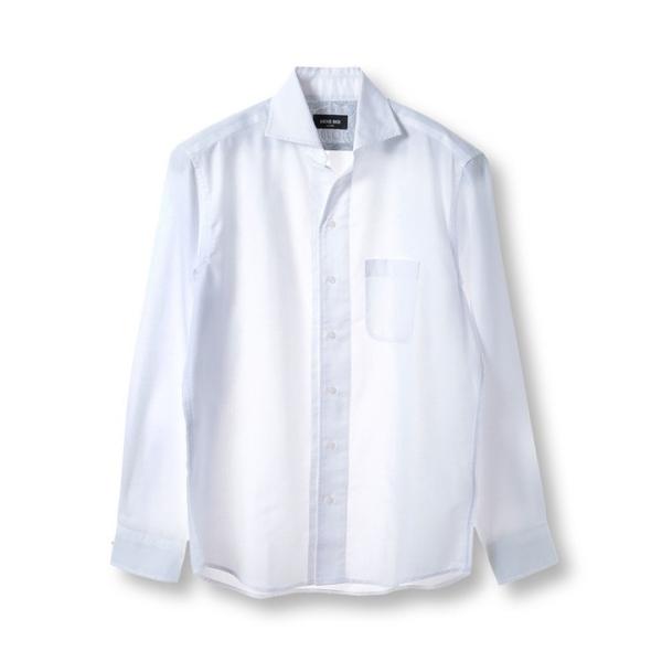 ヘリンボーンワンピースカラーシャツ