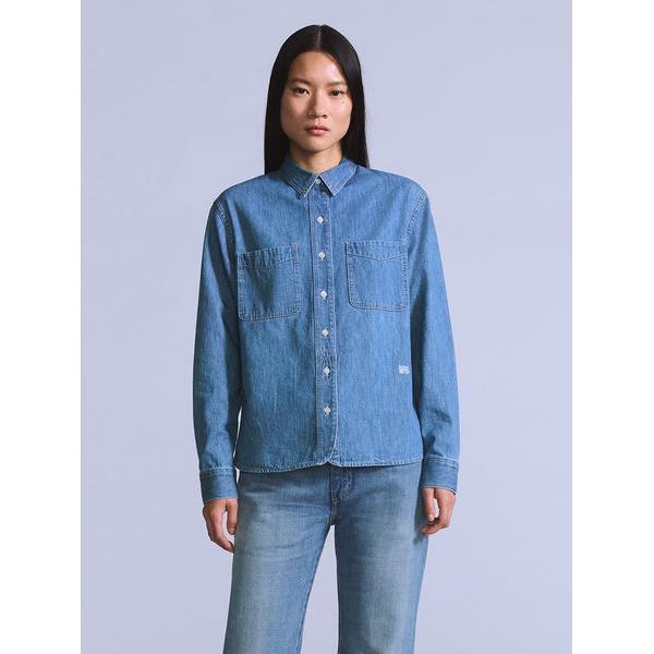 BLUETAB(TM) デニム ユーティリティシャツ