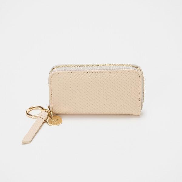 【TREASURE TOPKAPI】クロスエンボス レザー キーケース