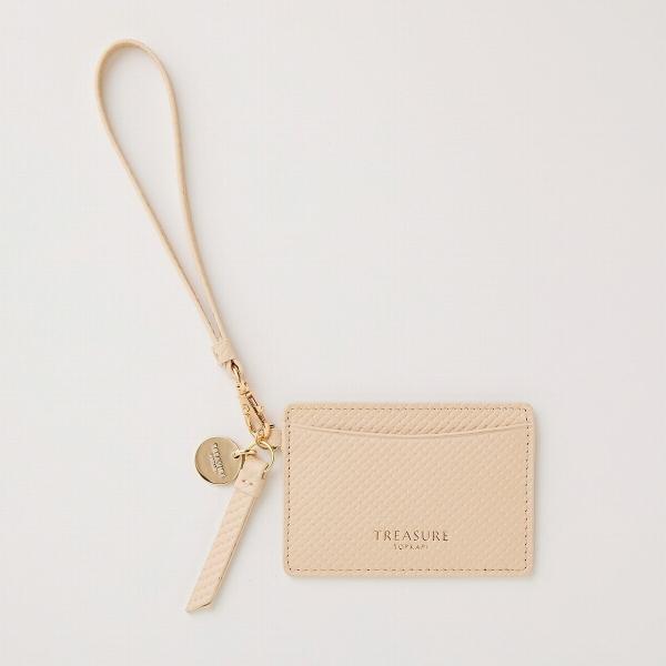 【TREASURE TOPKAPI】クロスエンボス レザー パスケース