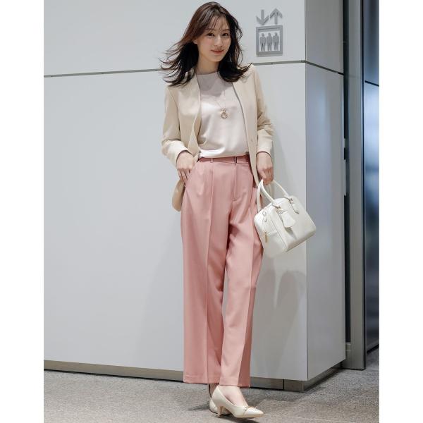 【洗える】褒めらレディ ワイドパンツ