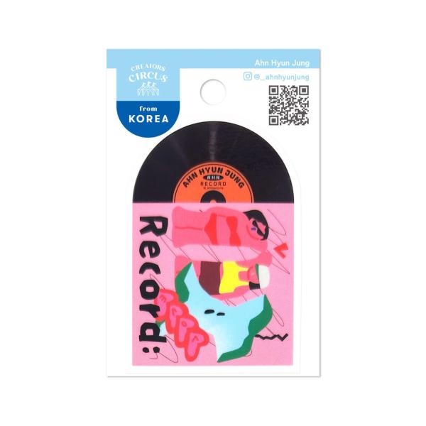 クリエイターズサーカス　ステッカー　ＲＥＣＯＲＤ