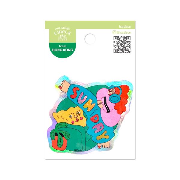 クリエイターズサーカス　ステッカー　Ｈａｖｅ　ａ　ｒｅｌａｘｉｎｇ　Ｓｕｎｄａｙ