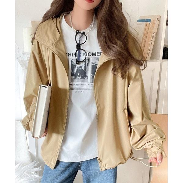 【接触冷感】水陸両用フィンガーホール付きUVカット吸水速乾ラッシュガードパーカー