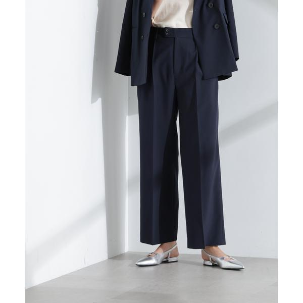 ライトファンクション タックセミワイドパンツ(セットアップ可)