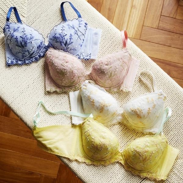 チャーミングラマー スリムライン ブラジャー フローラルハグ 1509【E、F、Gカップ】