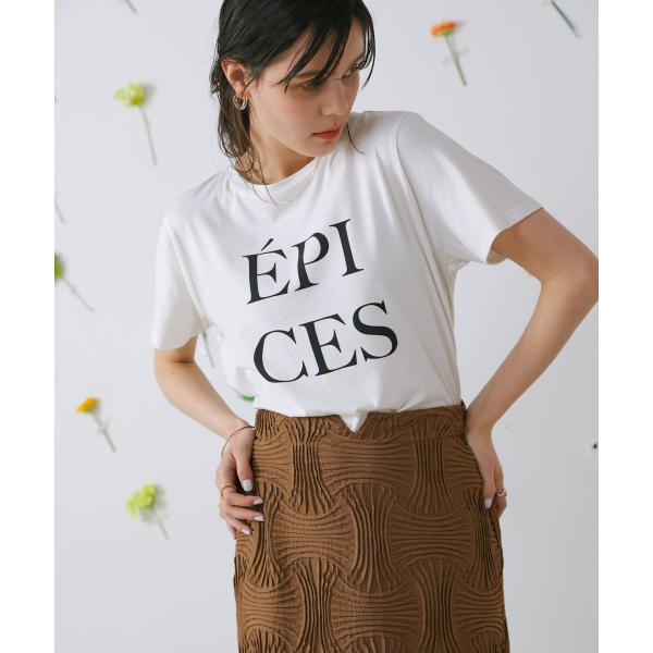 【接触冷感】カラーロゴプリントＴシャツ