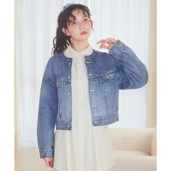 Lee × e.m.a.e. ライダース ノーカラージャケット