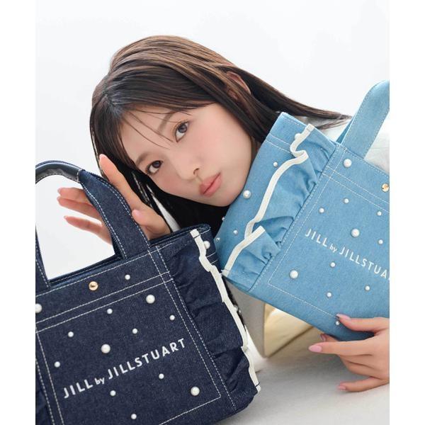 3Dパールフリルトートバッグ