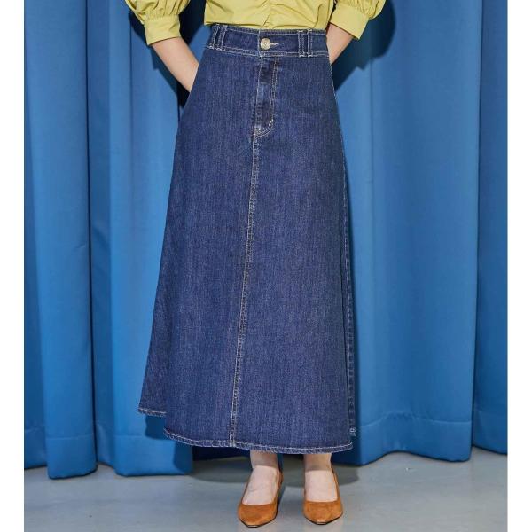 SOMETHING　スプレッドデニムスカート