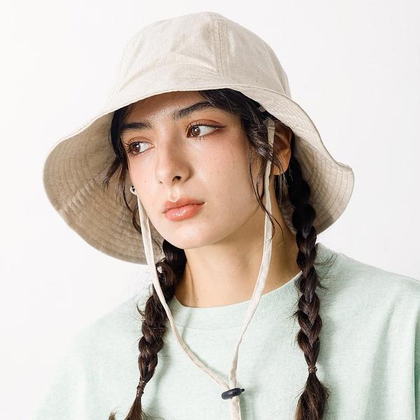 【RUBEN / ルーベン】リネンチューリップハット / UV CUT / 接触