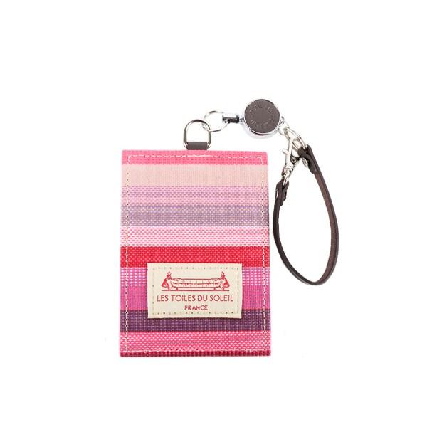 ストラップ付パスケース（プチ ダニ ローズ）