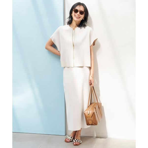 スゴ機能美ニット Iラインスカート