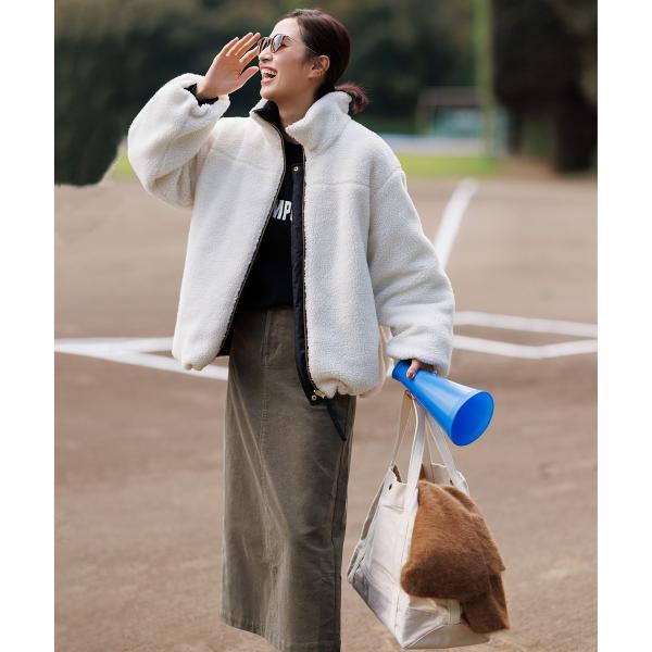 ストレッチコーデュロイ Iラインスカート