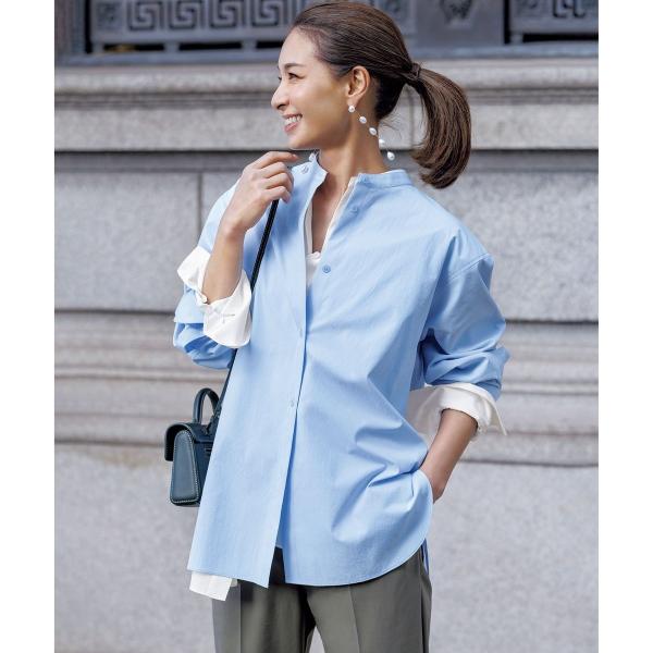 バンドカラー コンフォートシャツ