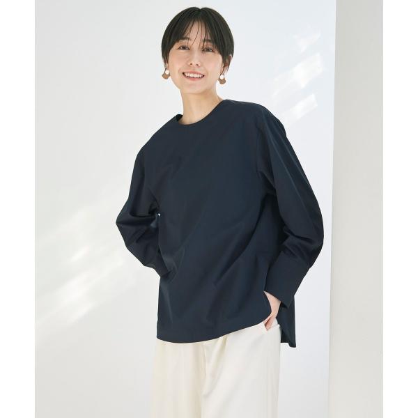 ノーカラーコンフォートシャツ