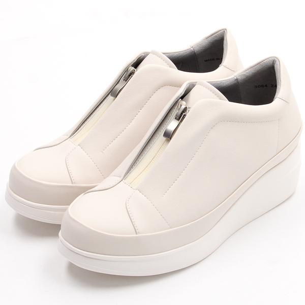 ジップアップコンフォートスニーカー