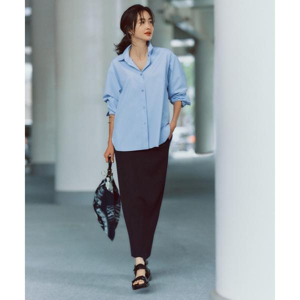 【MAG×スタイリストコラボ】イージーケアシャツ×ラメIラインスカート