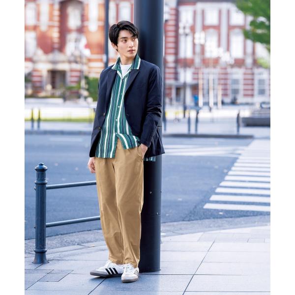 スラブジャージー イージー テーパードパンツ