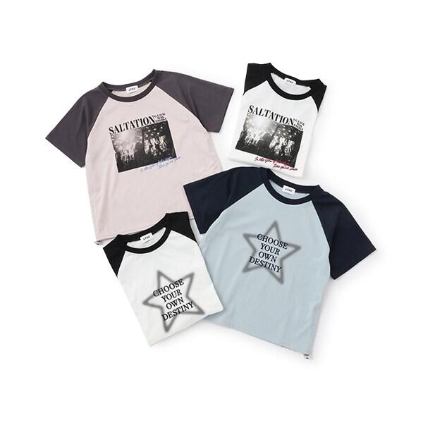 【LTXC】【吸水速乾/さらさら】ラグランTシャツ