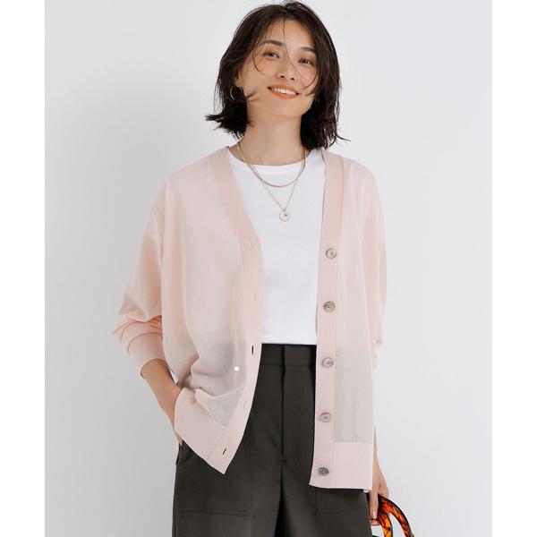 【CanCam10月号掲載/CLASSY.10月号掲載】シャイニーシアー カーディガン