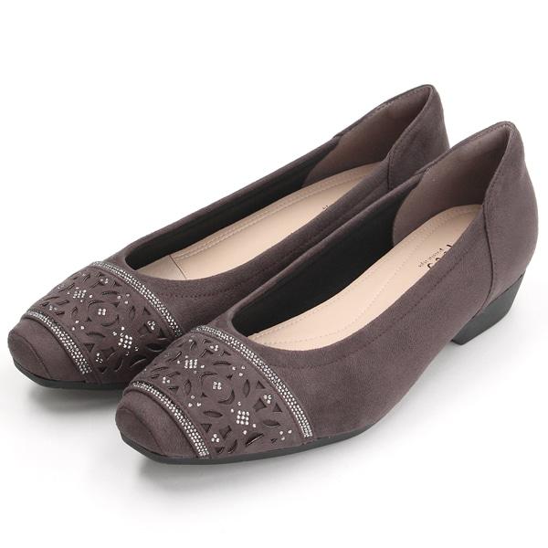 レーザーカットカッターパンプス