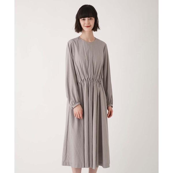 【小さいサイズ】ドレープワッシャーワンピース