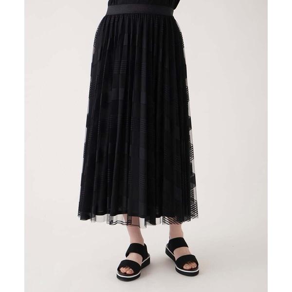 【小さいサイズ】ランダムストライプチュールスカート