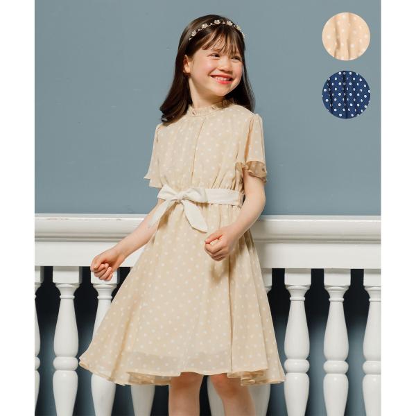 【110-140cm】アメリドット ワンピース