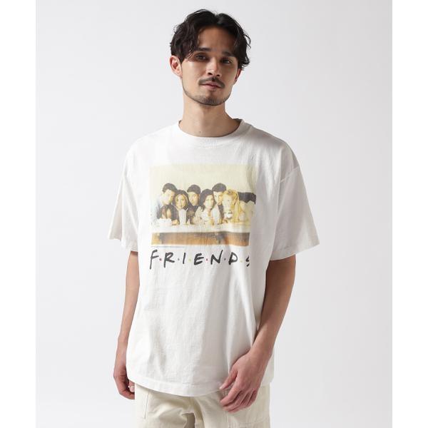 SAINT MICHAEL／セントマイケル／FRIENDSコラボ FRD_SS TEE／WHITE