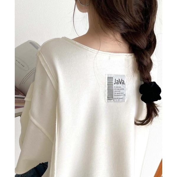 《JaVa ジャバコラボ》カジュアルコーデ の主役に。半袖ダメージ加工裏毛プルオーバー