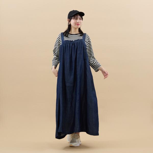 柔らかくて軽いデニムジャンスカ