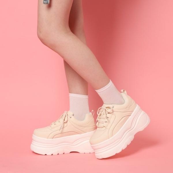 【らくちん履き心地】軽量厚底スニーカー