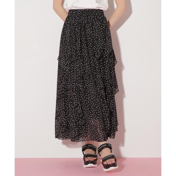 ティアードラッフルスカート