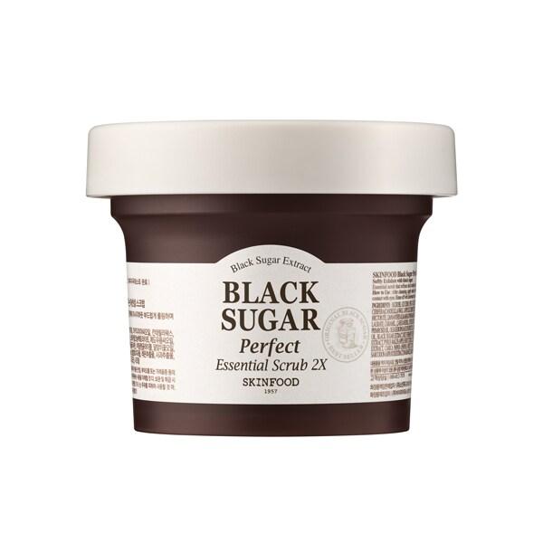 SKINFOOD ブラックシュガーパーフェクトエッセンシャルスクラブ2X(韓国コスメ)