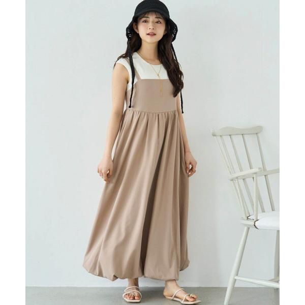 【mil (ミル)】バルーンキャミワンピース【低身長・小柄】