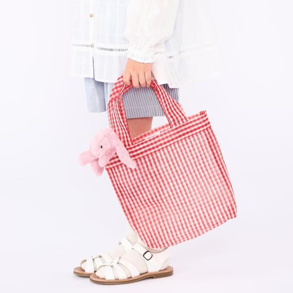 Diminutivo:メッシュ メルカード ギンガム トートバッグ