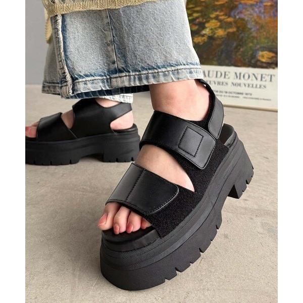 《JaVaジャバコラボ》春夏は足元から軽やかに。ダブルストラップ厚底サンダル